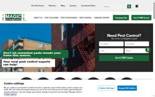 Magic Exterminating of New York website