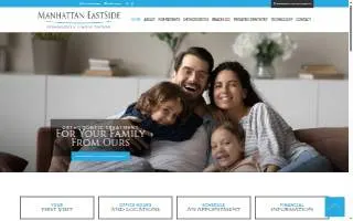 Manhattan EastSide Orthodontics website
