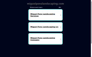 Miguel Pons Landscaping
