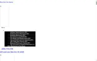 New York City Towing website