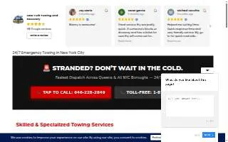 New York Towing And Recovery website