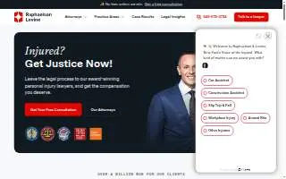 Raphaelson & Levine Law Firm, P.C. website