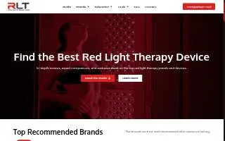 Red Light Therapy NY website