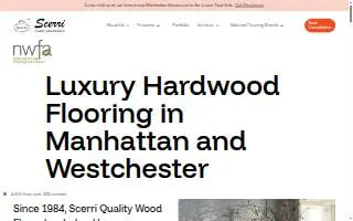 Scerri Quality Wood Floors & Paint website