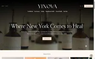 The Yinova Center website