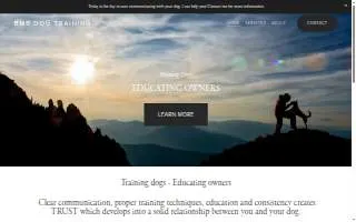 BMB Dog Training website