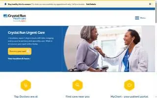 Crystal Run Healthcare - Cardiology of Newburgh website