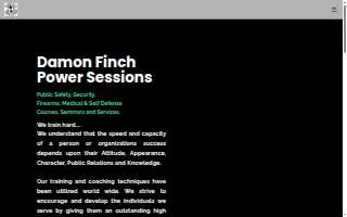 Damon Finch Power Sessions website