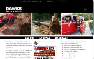 Dawes Septic and Repair website