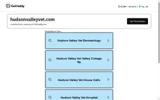 Hudson Valley Veterinary Hospital website
