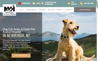 Newburgh Veterinary Hospital website