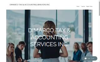 DiMarco Tax & Accounting Services Inc. website