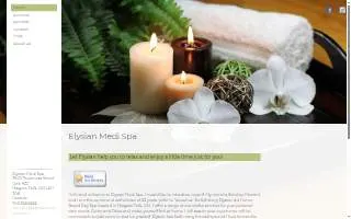 Elysian Medi Spa website