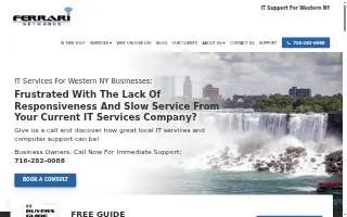Ferrari Networks Inc. website
