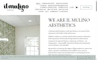 IL MULINO - Aesthetics & Barbershop - Seneca Niagara Resort & Casino website