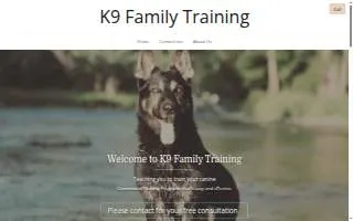 K9 Family Training of Niagara Falls website