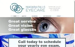 Niagara Falls Eye Care website