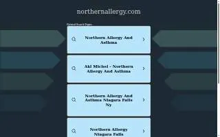 Northern Allergy of Niagara Falls website