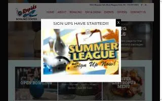 Rapids Bowling Center website