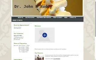 Dr. John M Ruddy website