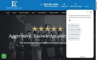 Law Offices of John Caffrey website