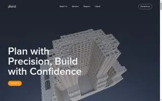 Planit Construction website