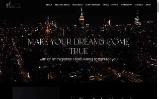 Yunus Law of North Amityville website