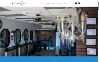 Blonde D's Hair Shop website