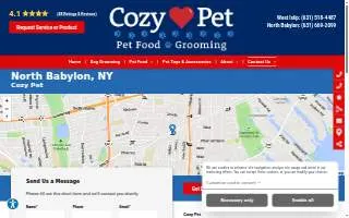 Cozy Pet of North Babylon website