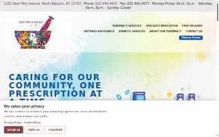 Deer Park Pharmacy website