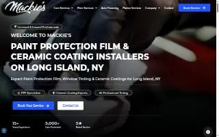 Mackies Paint Protection Film (PPF) & Ceramic Coating of North Babylon website