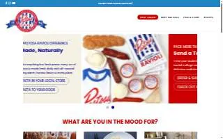 Pastosa Ravioli of North Babylon website