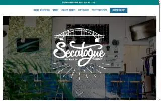 Secatogue Brewing Company of North Babylon website
