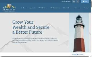 North Ridge Wealth Planning of North Bay Shore website