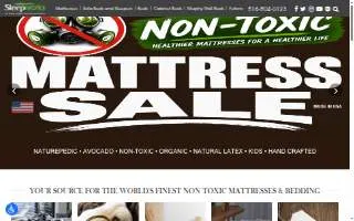 Sleepworks Mattress and Futon Store website