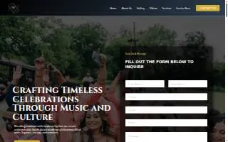 Elite Events DJs website