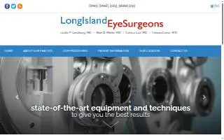 Long Island Eye Surgeons website