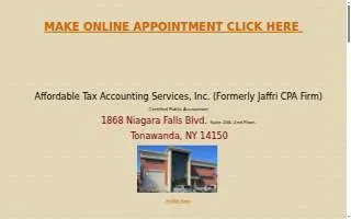 Jaffri CPA Firm website