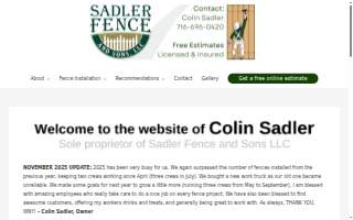 Sadler Fence and Sons LLC of Niagara Falls