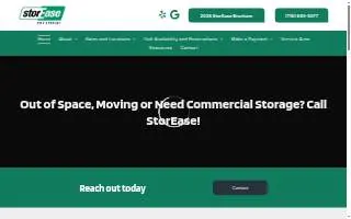StorEase Self Storage of North Tonawanda website