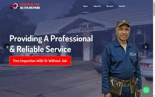 Central Ave Auto Repair website