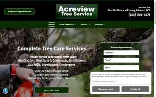 Acreview Tree Service website