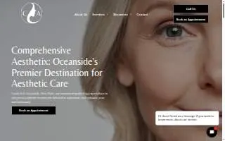 Comprehensive Aesthetix website