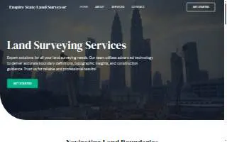 Empire State Land Surveyor, P.C of Oceanside website