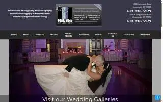 HiLite Studios Photographers of Oceanside website