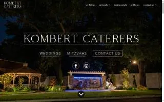 Kombert Caterers Inc website