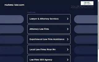 Malone, Tauber and Sohn, P.C. website