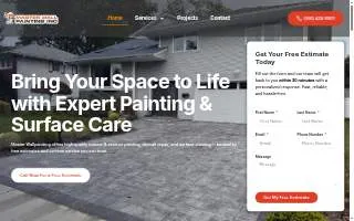 Master Wall Painting Inc website