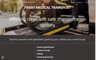 Frary Medical Transport website