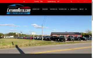Latham Auto Sales website